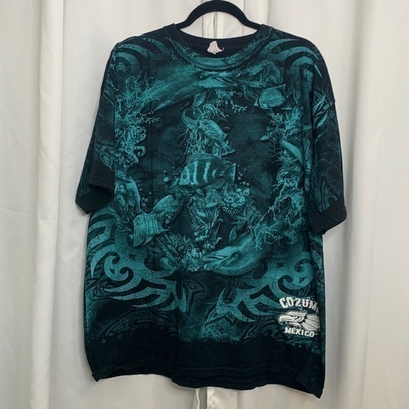 Cozumel Mexico Fish Shirt‎ Men’s Size 2XL - Picture 1 of 7